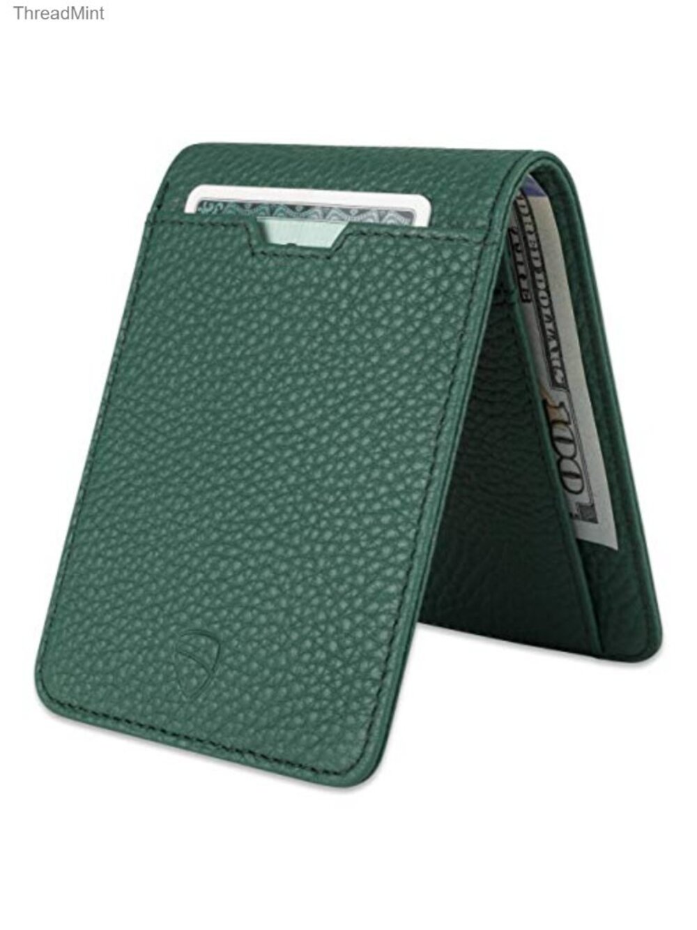 Slim Italian Leather Bifold RFID Wallet for Men Front Pocket
